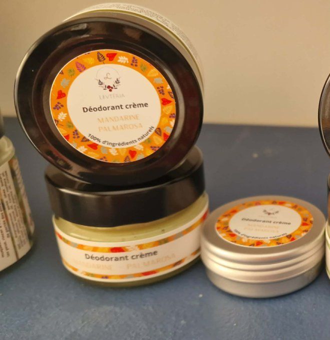 Déodorant crème Mandarine Palmarosa